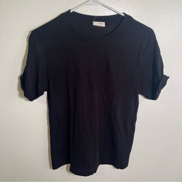 Re/Done Rolled Sleeve Tee Black M - Picture 2 of 10